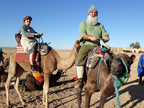 Pia & Gert har eroberet sig et par Camelus dromedarius - 2018